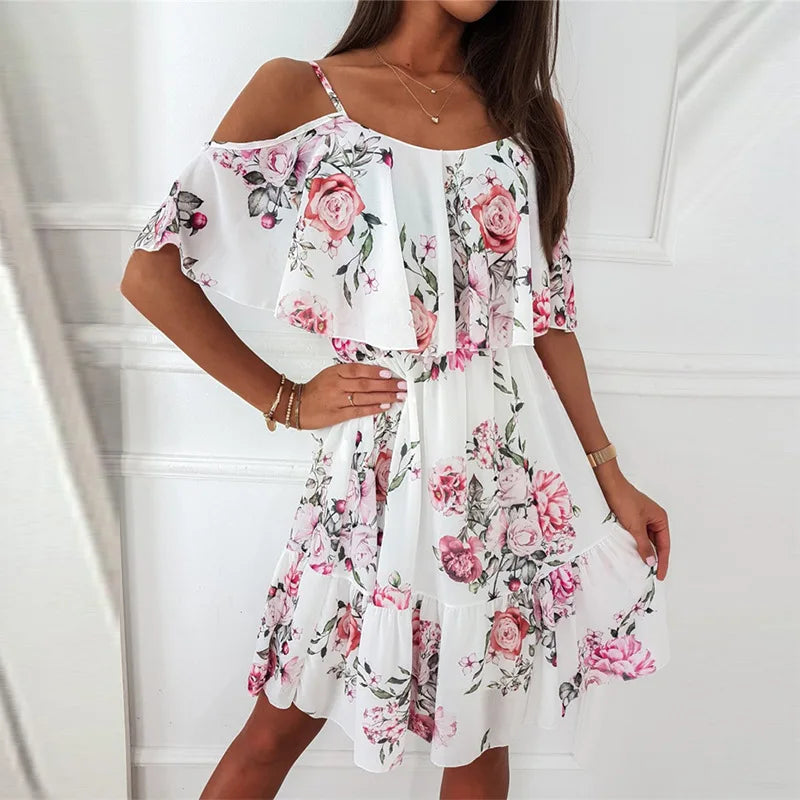 Flora Bloom Dress – Zomerse elegantie in volle bloei